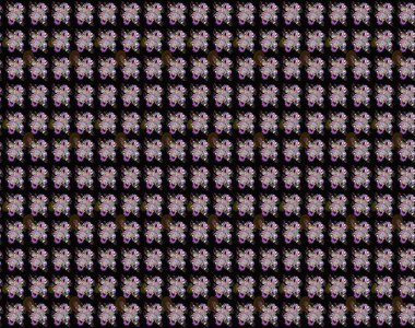 Raster illüstrasyonu. Siyah ve nötr kıvırcık çiçekler siyah ve nötr renklerde şekillenir. Klasik çiçek tasarım elementleri.