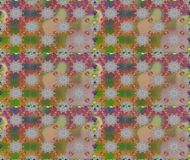 Beautiful pattern for decoration and design. Exquisite pattern of watercolor sketches of the flower. Vintage. Watercolor seamless pattern. Trendy print. Raster illustration.