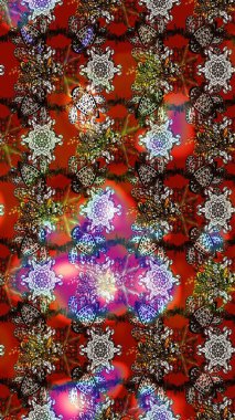 Tekstil veya kitap kapakları, imalat, duvar kağıtları, baskı, hediye paketi ve yapıştırma kitabı için çiçek eskizi geçmişi. Küçük çaplı çiçeklerdeki basit şirin desenler. Raster illüstrasyonu.