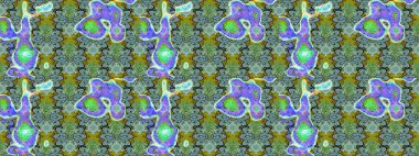 Raster stili kumaş deseni. Çiçekler suluboya çizim deseni.