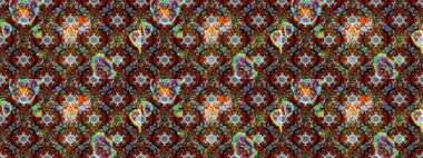 Gri ve kahverengi kıvırcık çiçekler gri ve kahverengi renklerde şekillenir. Klasik çiçek tasarımı elementleri. Raster illüstrasyonu.