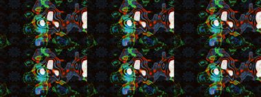 Güzel kumaş deseni. Güzel suluboya yaz çiçekleri deseni..