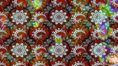 Çiçekli karalama şeklinde Raster çiçek deseni. Yumuşak, bahar çiçekli arka plan. Gri ve kahverengi renkte çiçekler.