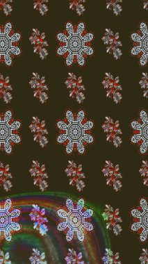 Çiçek deseni. Flower eskiz arka planı. Şatafatlı bahar bahçesi dokusu. Raster illüstrasyonu.