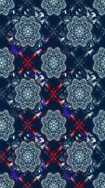 Egzotik çiçekler, mavi ve nötr renkler üzerine botanik ve parlak klasik doğa. Raster illüstrasyonu. Klasik tropikal doğal elementlerin suluboya seti.