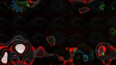 Raster hisseleri. Suluboya, elle çizilmiş. Eskiz arkaplan modeli. Gri ve siyah çiçekler.