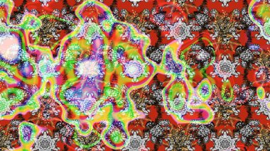 Küçük çiçekte güzel bir çiçek deseni var. Çiçekli çiçek deseni, suluboya. Raster deseni.