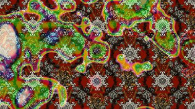 Çiçek deseni. Şatafatlı bahar bahçesi dokusu. Flower eskiz arka planı. Raster illüstrasyonu.