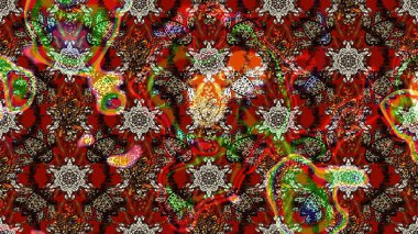 Suluboya çiçek buketi. Kahverengi ve kırmızı renklerde. Doğum günü kartı ya da düğün davetiyesi. Raster illüstrasyonu. Çiçekli tebrik kartı. Çiçek arka planı.