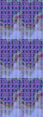 Renkli Bahar Teması eskiz kalıbı. Mavi ve mor renkli çiçekler. Çiçek desenli eskiz. Düz Çiçek Elementleri Tasarım Raster illüstrasyonu.