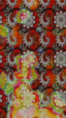 Nature. Nice pattern in the small flower. Floral collage. Raster pattern. Flower composition. Floral background. -brown and gray flowers.