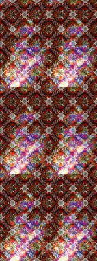 Düz Çiçek Elementleri Tasarımı. Renkli Bahar Teması eskiz kalıbı. Güzel kumaş deseni. Raster illüstrasyonunda çiçek deseni çizimi.