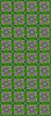 Yeşil, gri ve altın elementli nötr renklerde kusursuz klasik desen. Noel, kar tanesi, yeni yıl 2019.