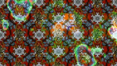 Yeşil ve kahverengi renkli çiçekler. Güzel çiçek deseni. Renkli Bahar Teması eskiz kalıbı. Düz Çiçek Elementleri Tasarımı.