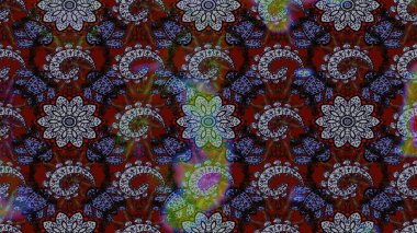 Siyah ve gri renkli çiçekler. Çiçekli karalama şeklinde Raster çiçek deseni. Nazik, sevimli çiçek arkaplanı..