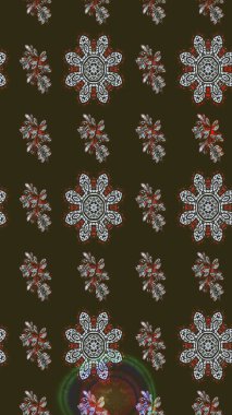 Süslü kumaş deseni. Raster deseni. Çiçekli çiçek deseni, suluboya..