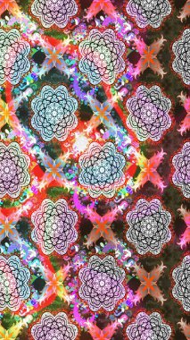 Çiçekli karalama şeklinde Raster çiçek deseni. Kahverengi ve nötr renklerde çiçekler. Nazikçe, güzel çiçek arkaplanı..