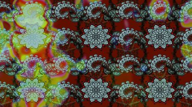 Çiçek arkaplan. Güzel kumaş deseni. Çizim raster deseni.