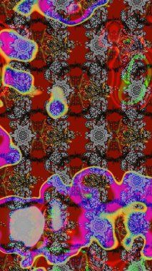 Gri ve kırmızı renkte çiçekler. Çiçekli eskiz çizimi. Düz Çiçek Elementleri Tasarımı. Renkli Yaz Teması çizim şablonu.