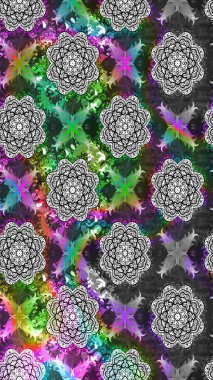 Suluboya, elle çizilmiş. Eskiz arkaplan modeli. Raster illüstrasyonu. Gri ve yeşil yapraklı yabani çiçekler.