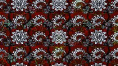 Parlak elementlerin. El çizimi Raster çizimi. Çizim çiçek deseni duvar kağıdı, web sitesi arkaplanı, paket kağıdı, davetiye, broşür, pankart veya web sitesi için kullanılabilir.