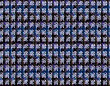 Zentangle soyut çiçekleri. Raster illüstrasyonu. Güzel kumaş deseni. Renkli Bahar Teması eskiz kalıbı. Düz Çiçek Elementleri Tasarımı. Çiçek tozu..