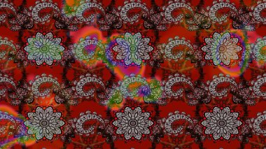 Küçük çiçekte güzel bir çiçek deseni var. Çiçekli çiçek deseni, suluboya. Raster deseni.