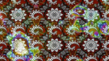 Çiçek desenli eskiz. Kahverengi ve gri renkli çiçekler. Tişört baskısı için çiçek boyama rasteriName.