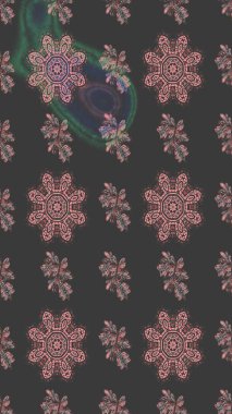 Raster illüstrasyonu. Moda arka planında parlak buketler. Eski usul küçük çiçekli şirin bir eskiz deseni. Kumaş, duvar kâğıdı ve kağıda yazdırmak için gelişen arkaplan.