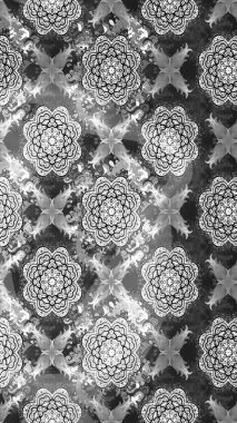 Karalama çiçekleri çizim kalıbı. Sanat inspineutral ve gri stil çiçekler ve yapraklar. Raster deseni. Tarafsız ve gri el çizimi desen.