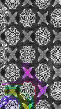 Çizim raster deseni. Çiçek arkaplan. Güzel kumaş deseni.