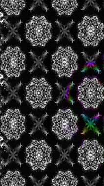 Raster çiçekleri klasik tarzda çizilmiş. Yumuşak, bahar çiçekleri siyah ve gri renklerde. Çiçekli yumuşak bir eskiz şekli. Raster illüstrasyonu.