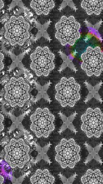 Küçük çiçekte hoş bir çiçek deseni var. Gri ve parlak çiçekli nötr renkler üzerine soyut çizim deseni. Çiçek elementli zarif raster dokusu..