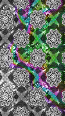 Eski usul küçük çiçekli şirin bir eskiz deseni. Moda arka planında parlak buketler. Kumaş, duvar kağıdı ve kağıt üzerine baskı yapmak için gelişen arka plan. Raster illüstrasyonu.