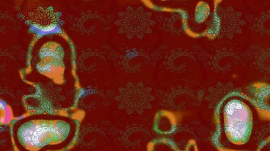 Raster deseni. Çiçekli çiçek deseni, suluboya. Küçük çiçekte güzel bir çiçek deseni..