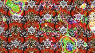 Güzel suluboya yaz çiçekleri deseni..