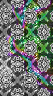 Eski usul küçük çiçekli şirin bir eskiz deseni. Moda arka planında parlak buketler. Kumaş, duvar kağıdı ve kağıt üzerine baskı yapmak için gelişen arka plan. Raster illüstrasyonu.