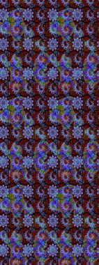 Güzel suluboya yaz çiçekleri deseni..