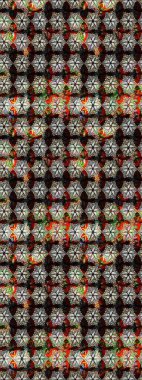 Raster illüstrasyonu. Küçük çiçekteki sevimli çiçek deseni. Çizim.