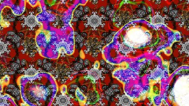 Eski model. Moda baskısı. Suluboya çizim kalıbı. Çiçeğin suluboya çizimlerinin mükemmel deseni. Dekorasyon ve tasarım için güzel bir desen. Raster illüstrasyonu.