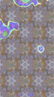 Düz Çiçek Elementleri Tasarımı. Renkli Bahar Teması eskiz kalıbı. Çocuk stili. Çiçekli çizim raster arkaplanı.