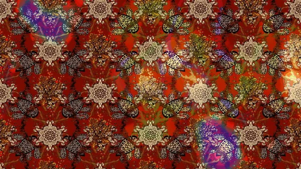 Güzel kumaş deseni. Çiçek arkaplan. Çizim raster deseni.