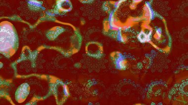 Çizim çiçek deseni duvar kağıdı, web sitesi arka planı, ambalaj kağıdı, davetiye, broşür, afiş veya web sitesi için kullanılabilir. Parlak elementlerin. El çizimi Raster illüstrasyonu.