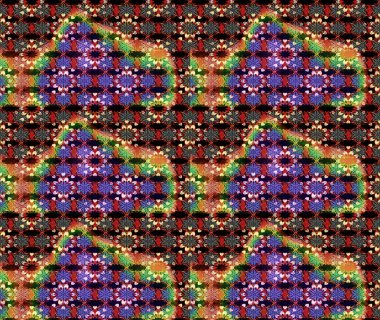 Çiçek desenli eskiz, darbeler, sıçramalar, yaz çiçekleri. Siyah ve kırmızı renkte çiçekler. Raster illüstrasyonu.