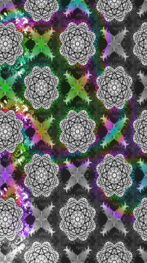 Motley illüstrasyonu. Çiçekli bahar çiçekleri. Moda baskıları için zarif bir şablon. Küçük çiçekte güzel bir desen. Küçük renkli çiçekler..