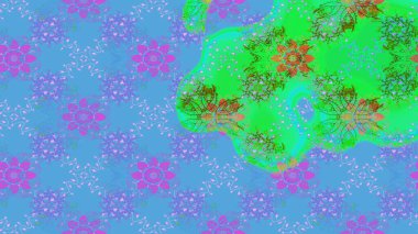 Mavi renkli çiçekler. Nazik, narin çiçek arkaplanı. Raster çiçek desenli ve çiçekli..