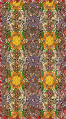 Güzel kumaş deseni. Güzel suluboya yaz çiçekleri deseni..