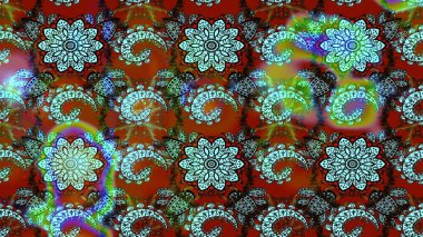 Millefleur 'lar. Tekstil, kumaş, kapaklar, duvar kağıtları, baskı, naylon, koleksiyon defteri, örgü, dekupaj için güzel bir eskiz. Küçük kahverengi ve mavi renkte güzel bir besin torbası deseni, çiçekler..