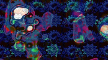 Karşılama ya da düğün geçmişi olarak kullanılabilir. Siyah ve mavi lale çiçekli Raster eskiz deseni. Paket kağıdı için en iyisi. Doğal kozmetik ürünleri, parfüm, çiçekçi dükkanı için bahar ihalesi tasarımı.