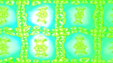 Renkli unsurlarla hareketli arka plan görüntüleri. Çiçekler. Eski model. Bayrak tarzı. Video kaydı. Şablon. Döngü. Kusursuz..